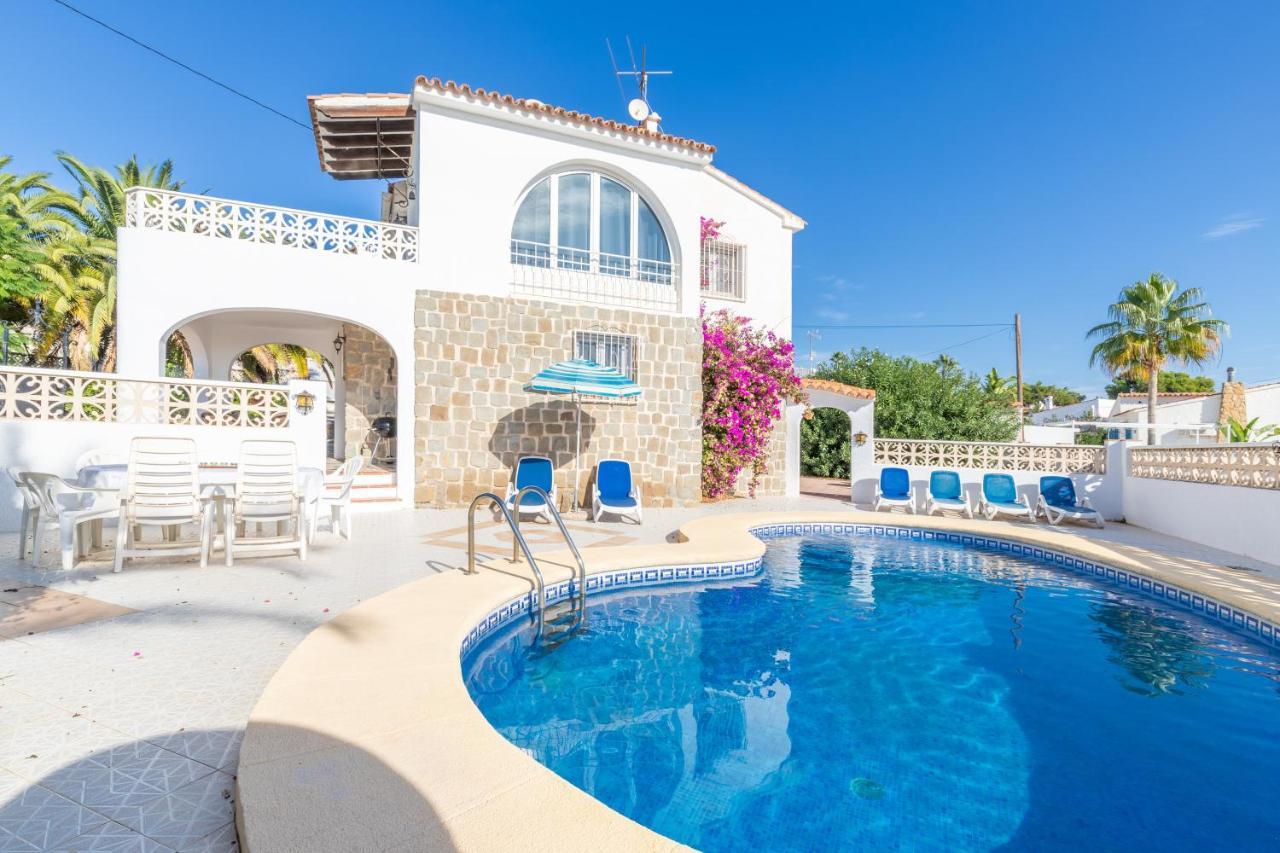 Villa W Pool Seaview In Cometa Calp Extérieur photo
